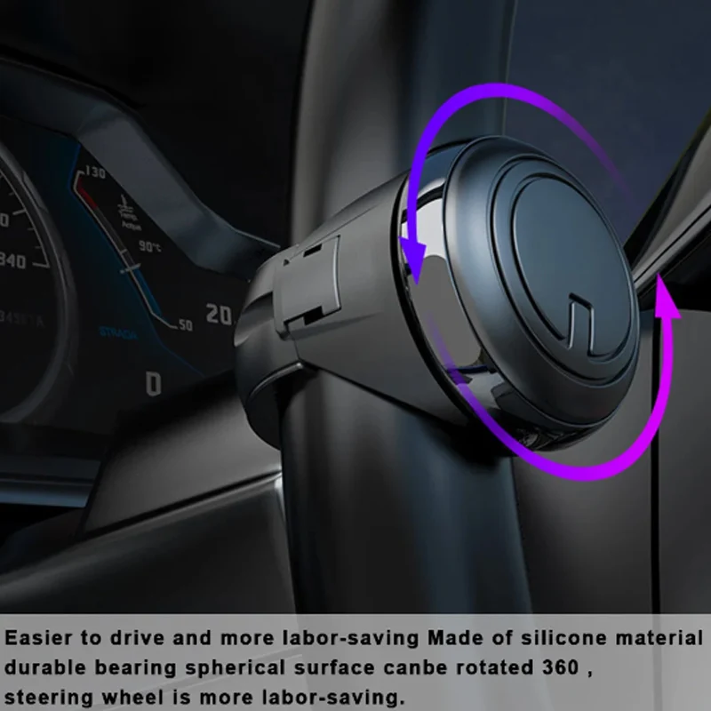 Universal Car drift Steering Wheel Booster Ball Labor Saving Turning Spinner Knob Bearing Power Handle Holder Accessories steering wheel knob,steering wheel booster ball