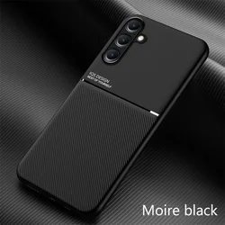 Protective Magnetic Suction Holder Phone Case with Enhanced Durability for Samsung A36 5G (Black)