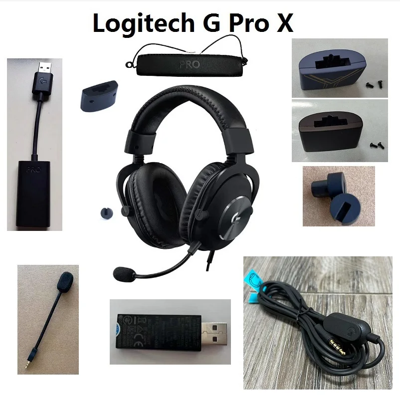 Logitech G Pro X ヘッドセット用のオリジナル スペアパーツ 交換用