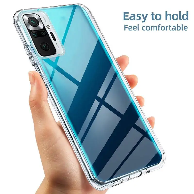 360° Full Body Shockproof Clear Protective Phone Case Cover