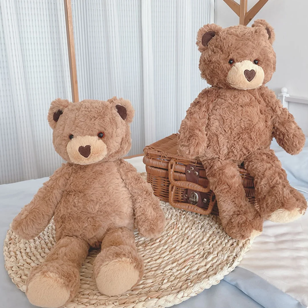 Niedlicher Herzförmiger Teddybär Plüschtier, Schlafbegleiter, Valentinstag-Geschenk, Weihnachts- und Geburtstagsgeschenke, Heimdekoration – Detail 10