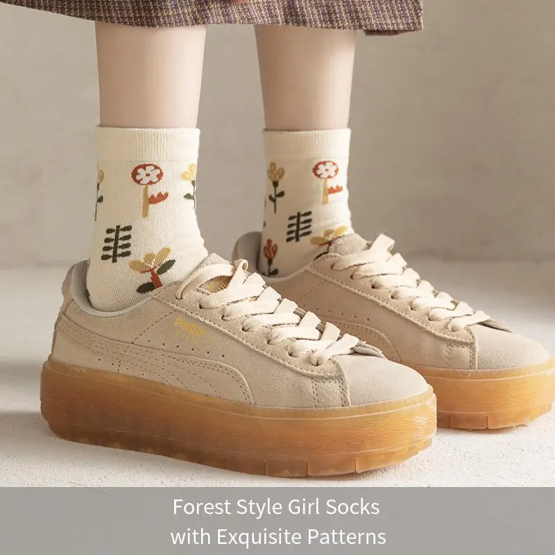 Women's Socks 6 Pairs Spring Summer Medium