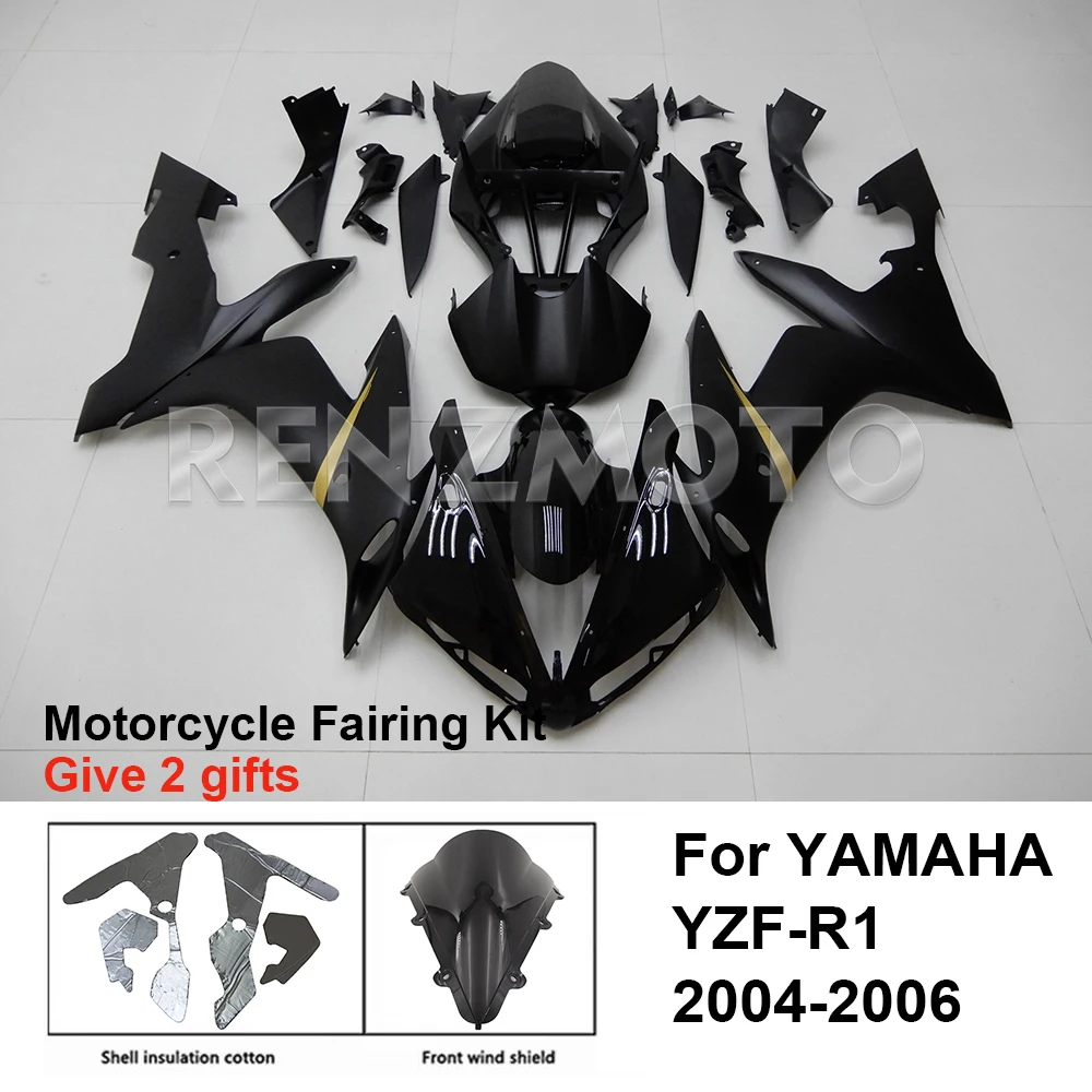 

Motorcycle Fairing Set Body Kit Plastic For YAMAHA YZF-R1 YZF R1 2004-2006 Accessories Injection Bodywork Y1005-112a