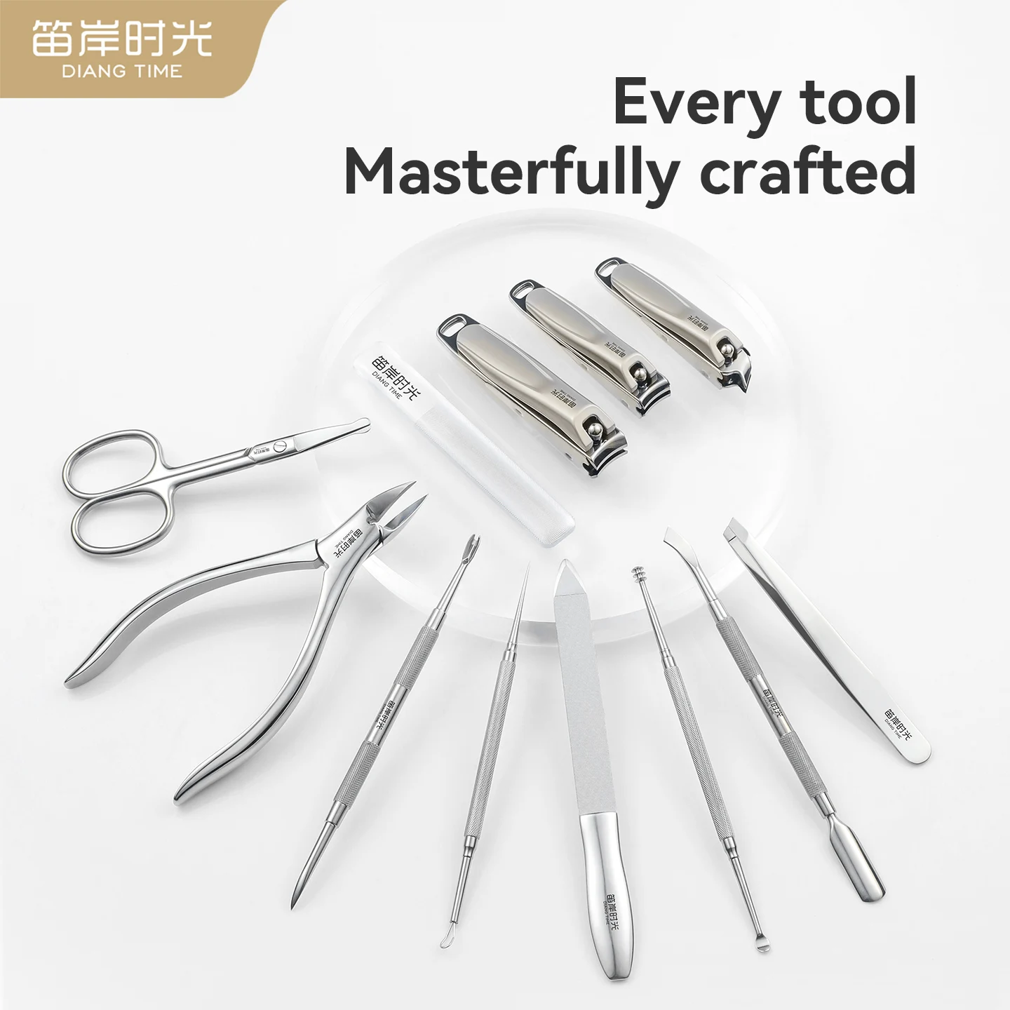 13 in 1 매니큐어 세트 다기능 스테인리스 내구성 매니큐어 도구 휴대용 손톱깎이 세트 ? ? 프리미엄 선물 상자