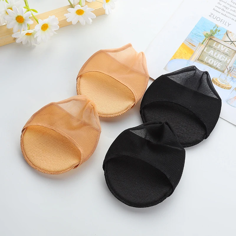 Breathable Summer Thin Boat Socks Forefoot Pads for Women High Heels Half Insoles Foot Pain Care Absorbs Shock Socks Toe Pad