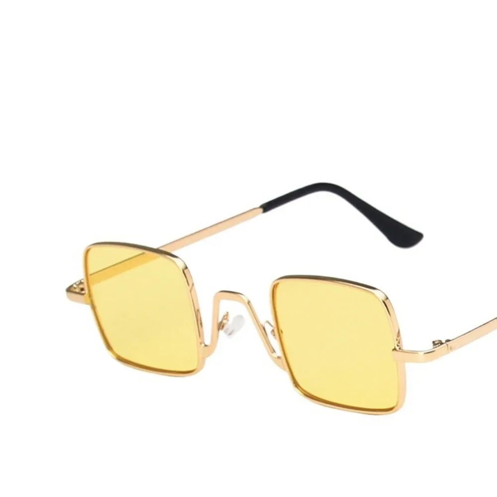 Fashion Retro Square Metal Children's Sunglasses Hip-hop Sun Protection Eyewear