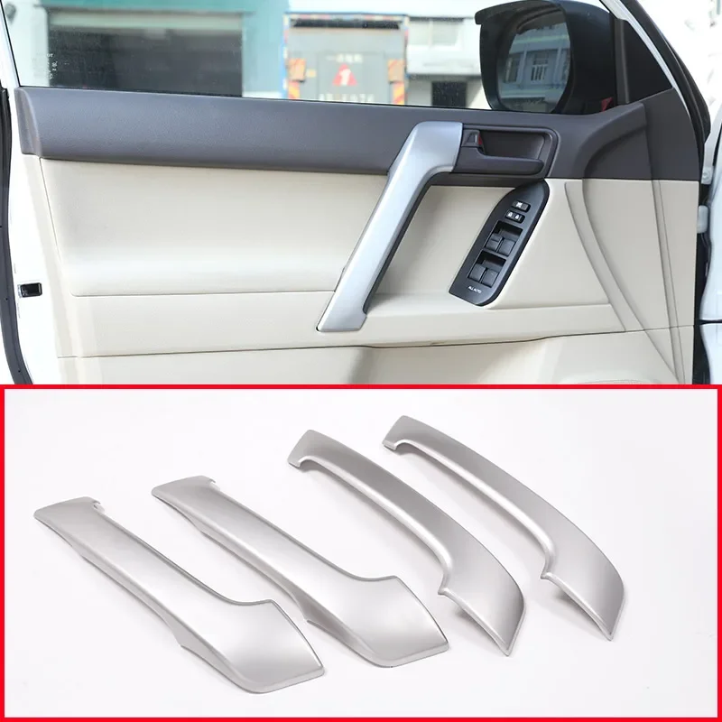 

4Pcs Car ABS Interior Door Handle Trim For Toyota Land Cruiser Prado FJ150 150 2010-2018 Year Accessories accessories interior