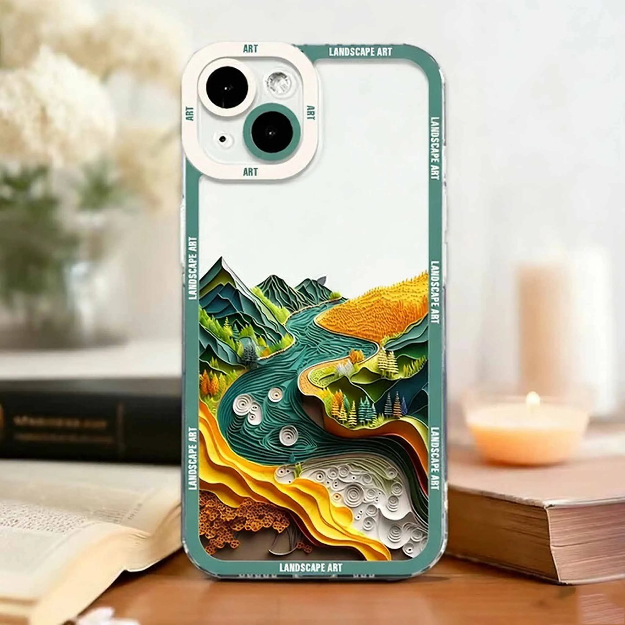 Japanese-Style Landscape Art Phone Case