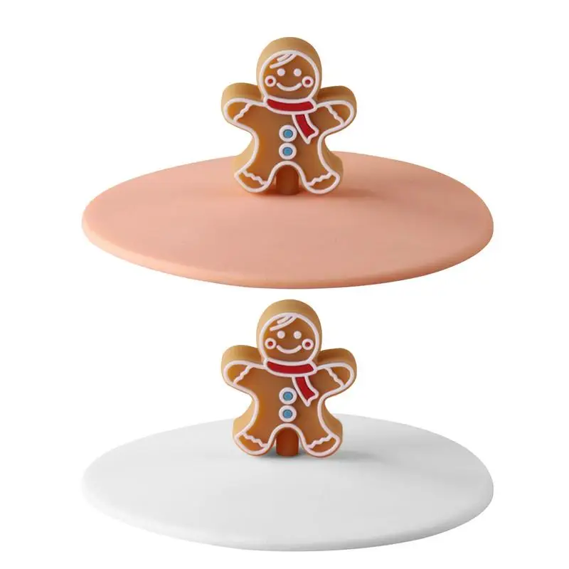 

Silicone Mug Cover Cute Leak Proof Cup Lids Dustproof Cup Cover Tea Coffee Mug Bottles Lids for Home Tableware Accessories