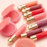 Fashion Rare Beauty Oft Pinch Liquid Blush, rouge à lèvres liquide soyeux longue tenue, résistant à la transpiration et à l'humidité, crème-à-poudre, maquillage pour le visage des femmes 1
