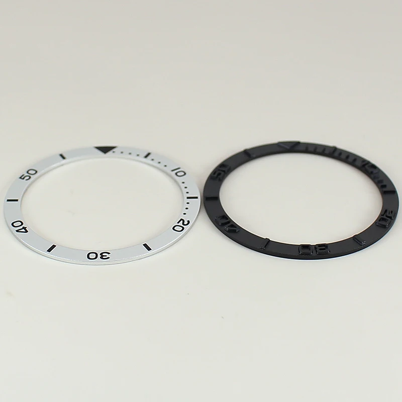 Premium Aluminum/Ceramic Bezel Insert, Flat 38mm x 31.5mm, 1 Piece, High-Quality Replacement Watch Part