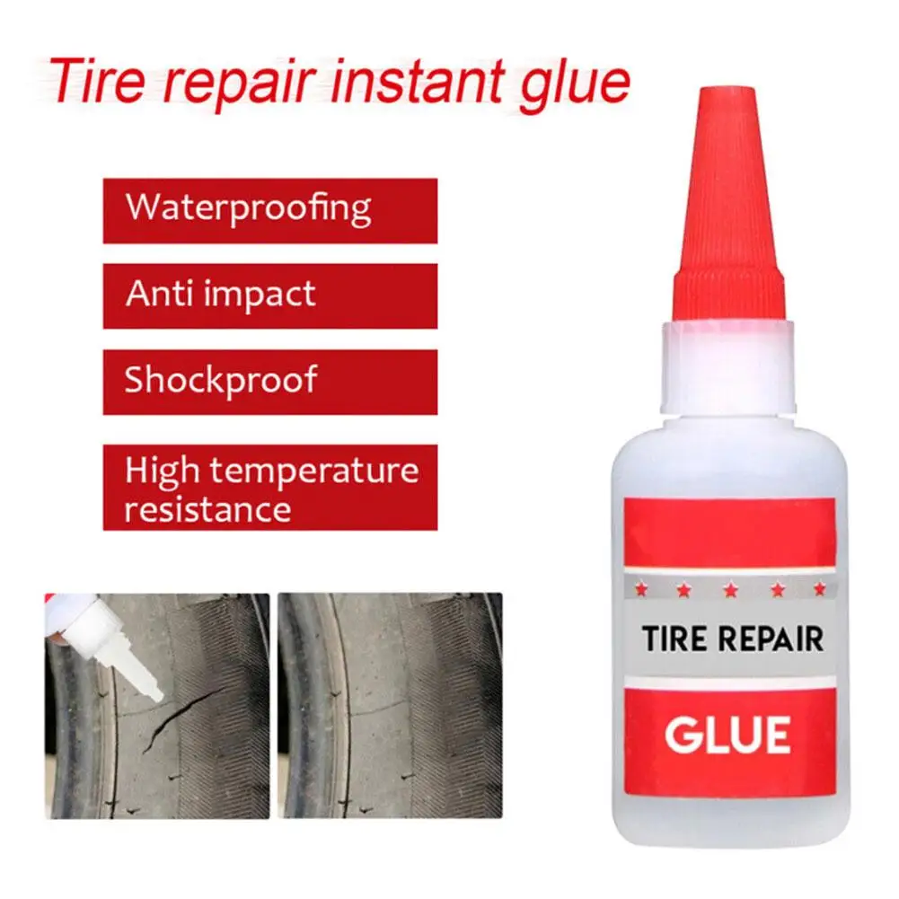

30/50g Car Motorcycle Bicycle Tire Repairing Glue Car Glue Seal Glue Agent Tyre Portable Instant Emergency Repair Repair St R4k3