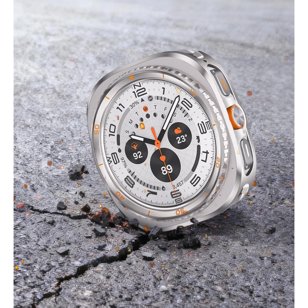 Premium Alloy Metal Watch Case - Sleek Protector Frame Cover