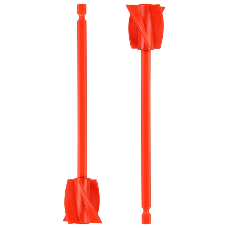 Resin Mixer Paddles, Epoxy Mixer Attachment for Drill, Reusable Paint Stirrer Drill Attachment(2Pcs) HOT