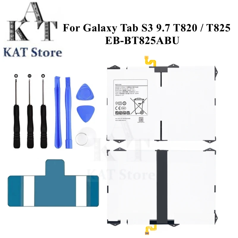 Eb-Bt825Abu Batteria Per Tablet Da 6000Mah Per Samsung Galaxy Tab S3 9.7 T820 / T825 Sostituzione Del Pezzo Di Ricambio Della Batteria