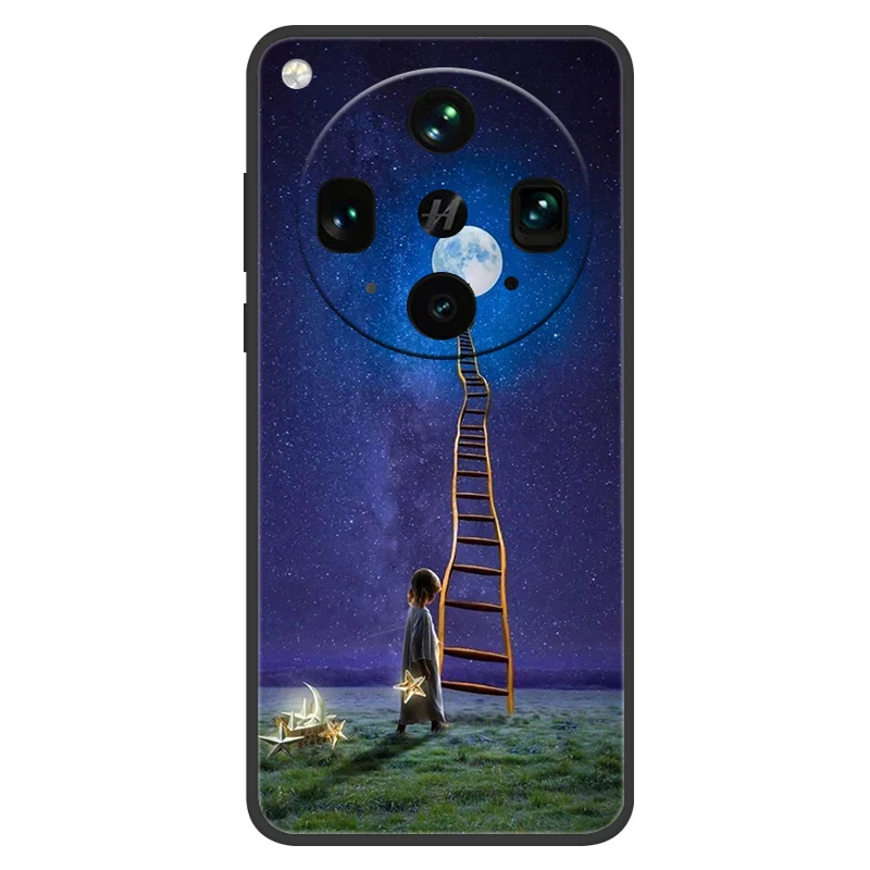 Charming Painted Silicone Shockproof Back Cover Case