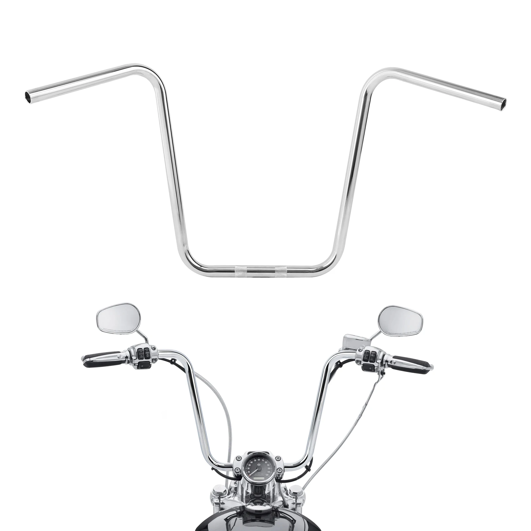 Colgador Ape Para Manillar De Motocicleta, Accesorio Para Harley Softail Flst Fxst Sportster Xl 16/18 883, 10/12/14/1200 Pulgadas, 1 Pulgada