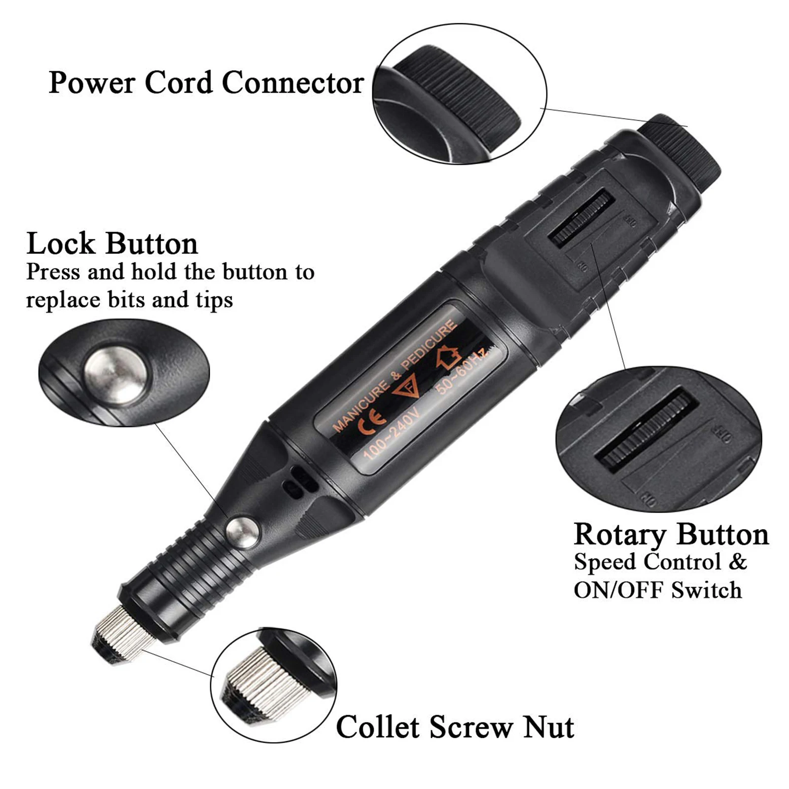 Mini Electric Engraving Pen Kit Carving Pen Machine Graver Tool Engraver Jewellery Engraver Kit for Metal Steel Leather Wood