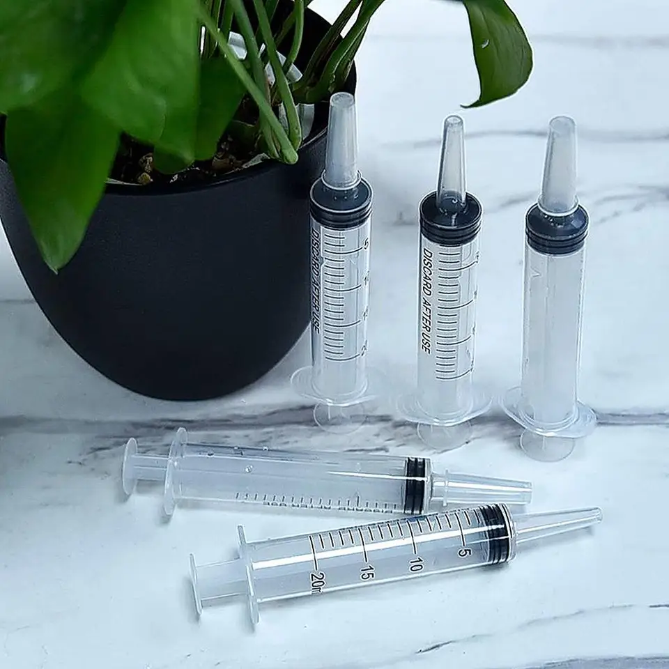 20ml Sterile Plastic Enema Syringe for Hydroponics