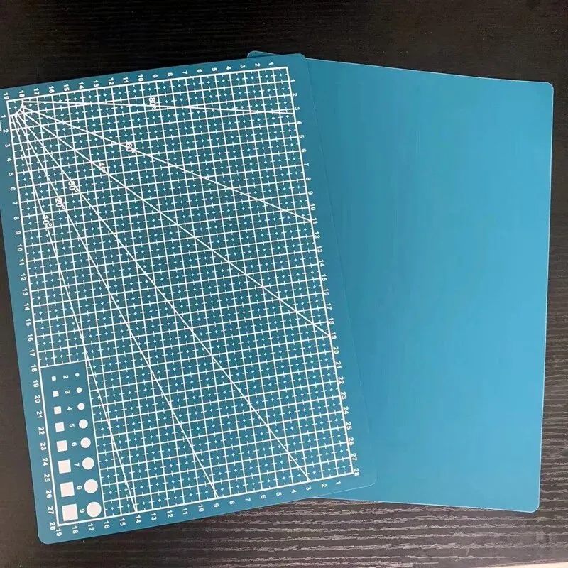 1Pc A5 단면 PVC 커팅 매트 셀프 힐링 커팅 보드 작업대 언더레이 패치워크 바느질 수동 DIY 가죽 공예용