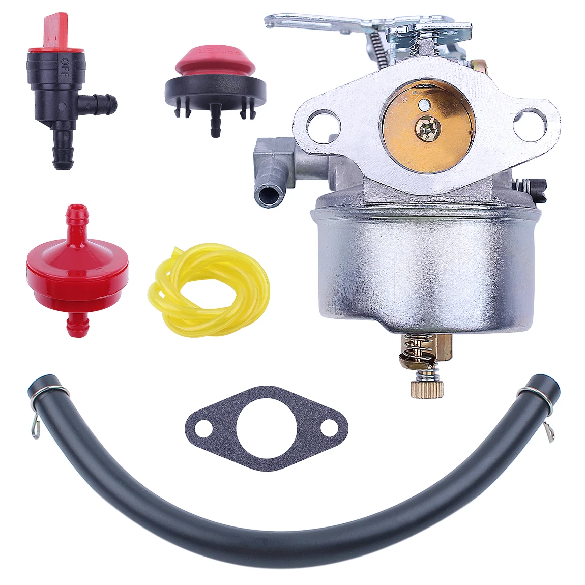

Carburetor Fuel Filter Kit For Tecumseh 632113A 632113 HS40 HSSK40 Snow Blower Chainsaw Spare Parts Motosierra Gasolina