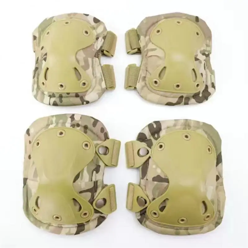 

Tactical Knee Pad Elbow CS Military Protector Army Airsoft Hunting Kneepad Safety Gear Knee Protective Pads Camping Equipment