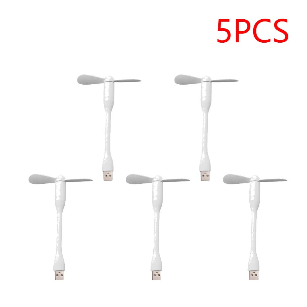 Mini ventilador USB, ventiladores USB portátiles flexibles, ventilador de refrigeración de verano para ordenador portátil, Enfriador de aire, Mini ventilador portátil para teléfono móvil