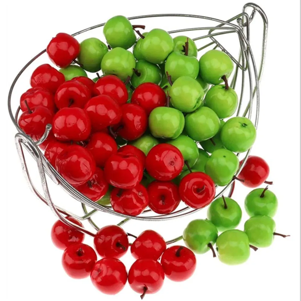 Mini Artificial Fruit Decoration Fruit Apples Artificial Decor