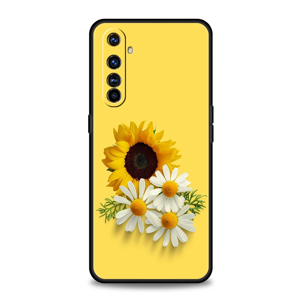 Sunflower Shockproof Silicone Phone Case – Durable TPU Protective Cover