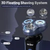SEJOY Men's Electric Razor USB Rechargeable Shaver Triple Blade Trimmer Beard Floating Head Waterproof Hair Shaving Machine 5