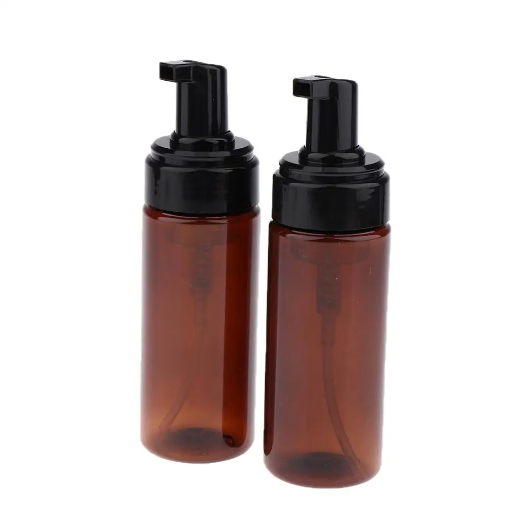 2-4pack 2pcs Foaming Soap Dispenser Pump Bottle Makeup Cosmetic Bottles 150ml