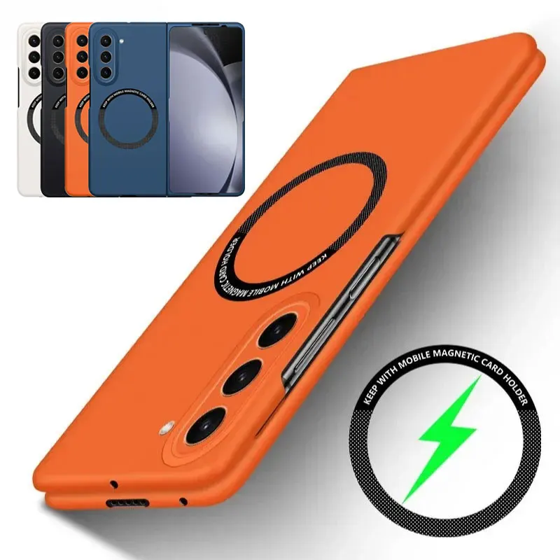 Sleek Frameless Magnetic Phone Case with MagSafe and Wireless Charging Compatibility