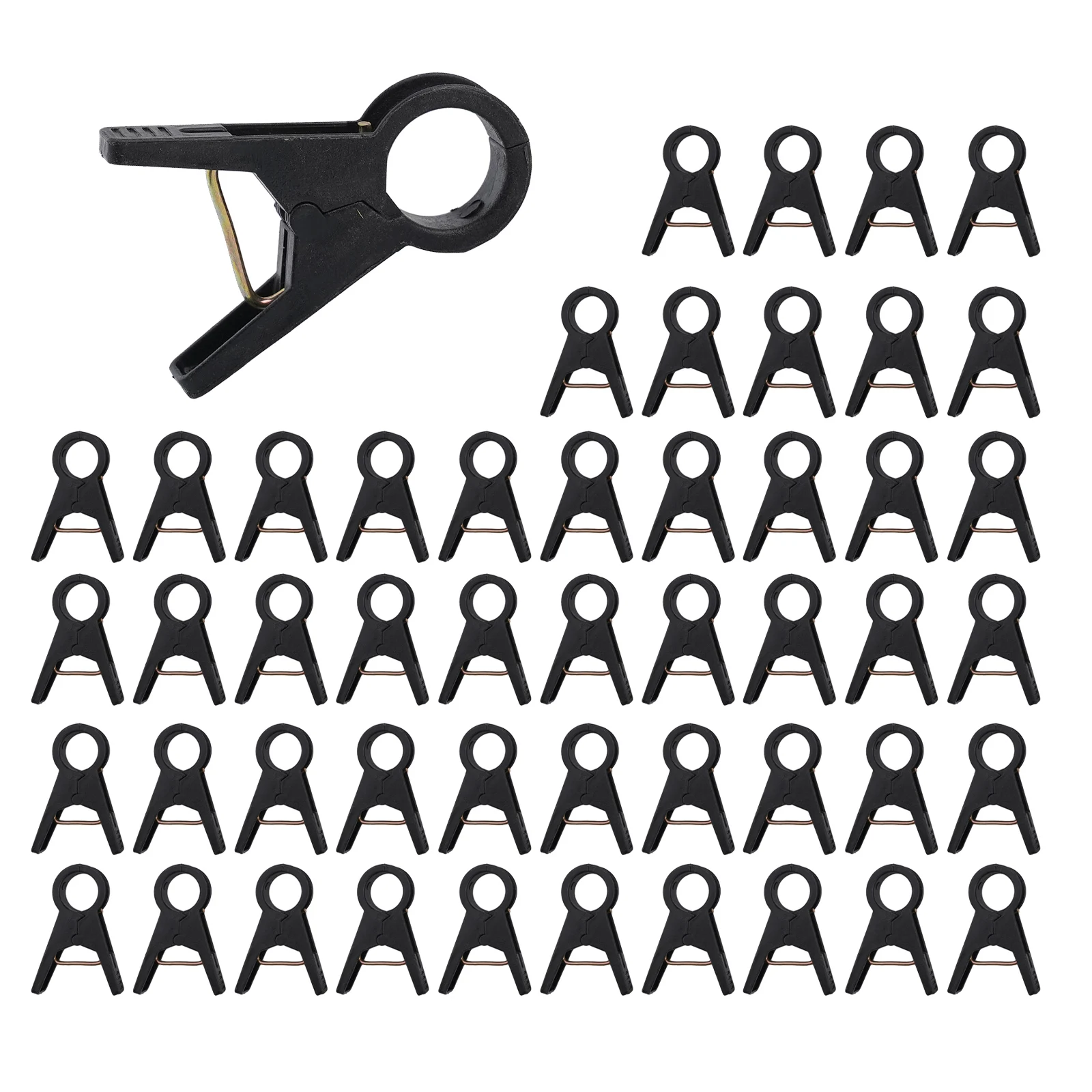 50pcs Plant Support Clips Reusable Garden Climbing Plant Fixing Clip For Tomato Vine Cucumbers Flowers Garden Supplies