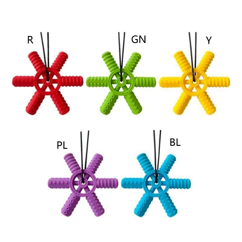 

Baby Teether Rudder Shaped Nursing Teething Toy Silicone Teether Teething Toy