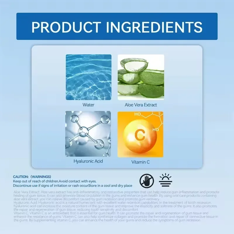 Teeth Whitening Product Gum Repair Drops Damaged Gum Repair Care Gel Teeth Whitening Toothpaste