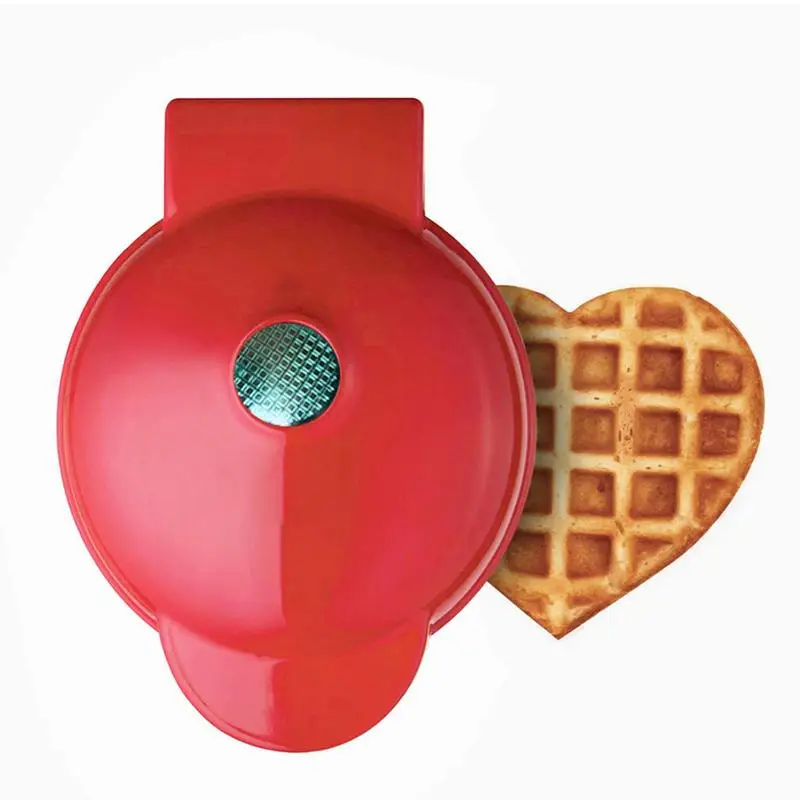 Electric Portable Home Mini Breakfast Machine Waffle Maker Non-Stick Sandwich Breakfast Maker Cooking Utensils For Cookies Cakes