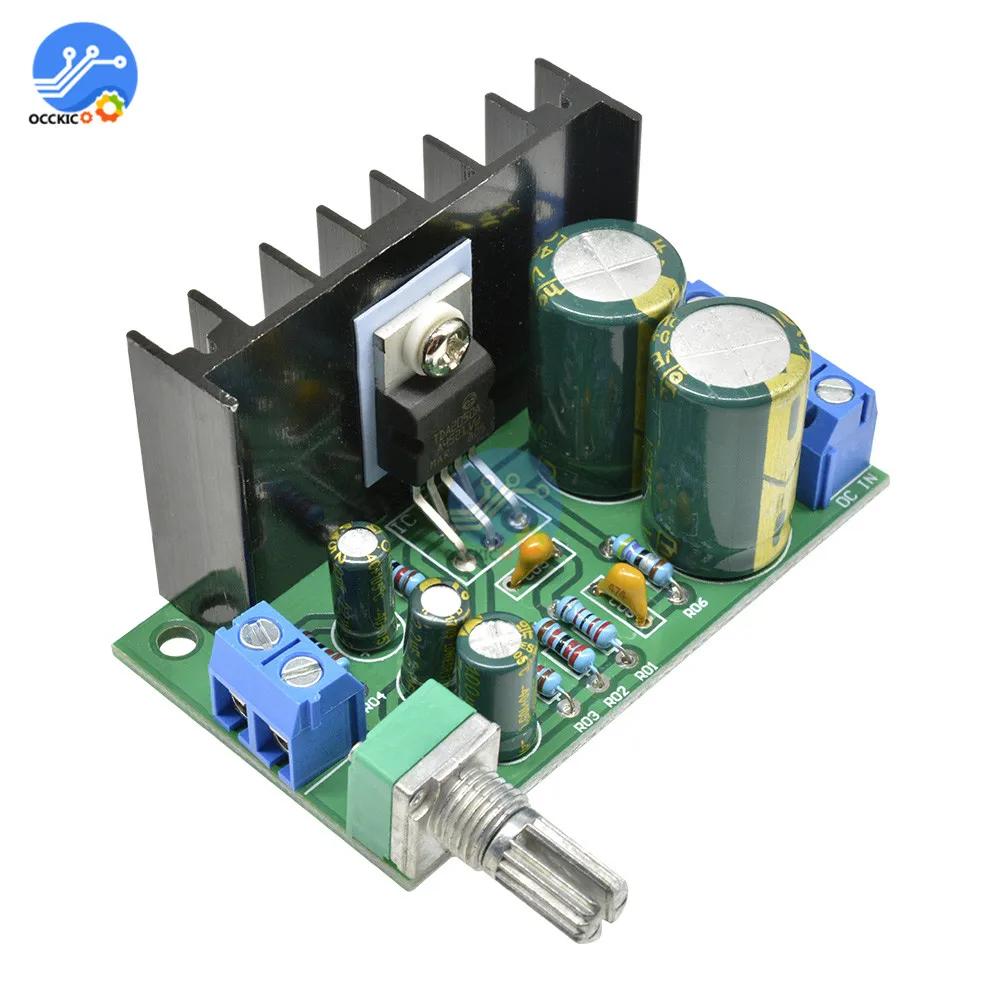 TDA2050 Mono Amplifier Board DC 12-24V 5W-120W Audio Sound Speaker Board volume control Car Player Potentiometer audio amplifier board