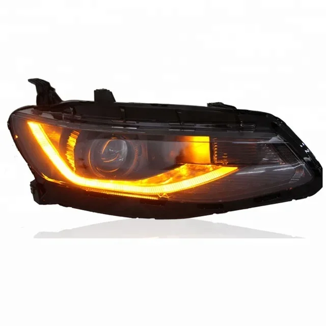 

China Auto Parts with LED DRL Bi Xenon Projector lens 5500K HID Bulb Car Headlight Assembly forChevrolet-Malibu XL 2016-2018