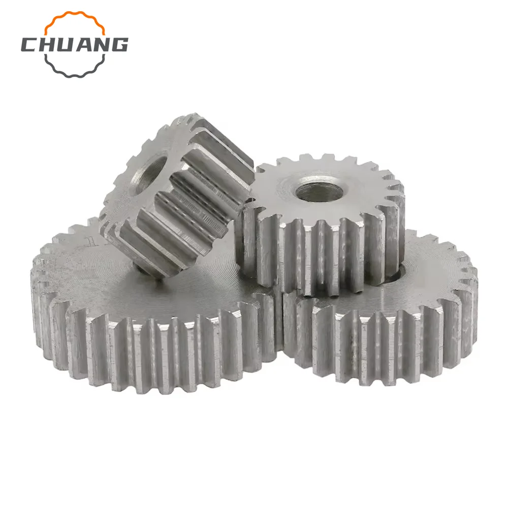 1M Spur Gear 81/82/83/84/85/86/87/88/89/90Teeth 10 mm Process Hole Gear Wheel Low Carbon Steel Material Flat