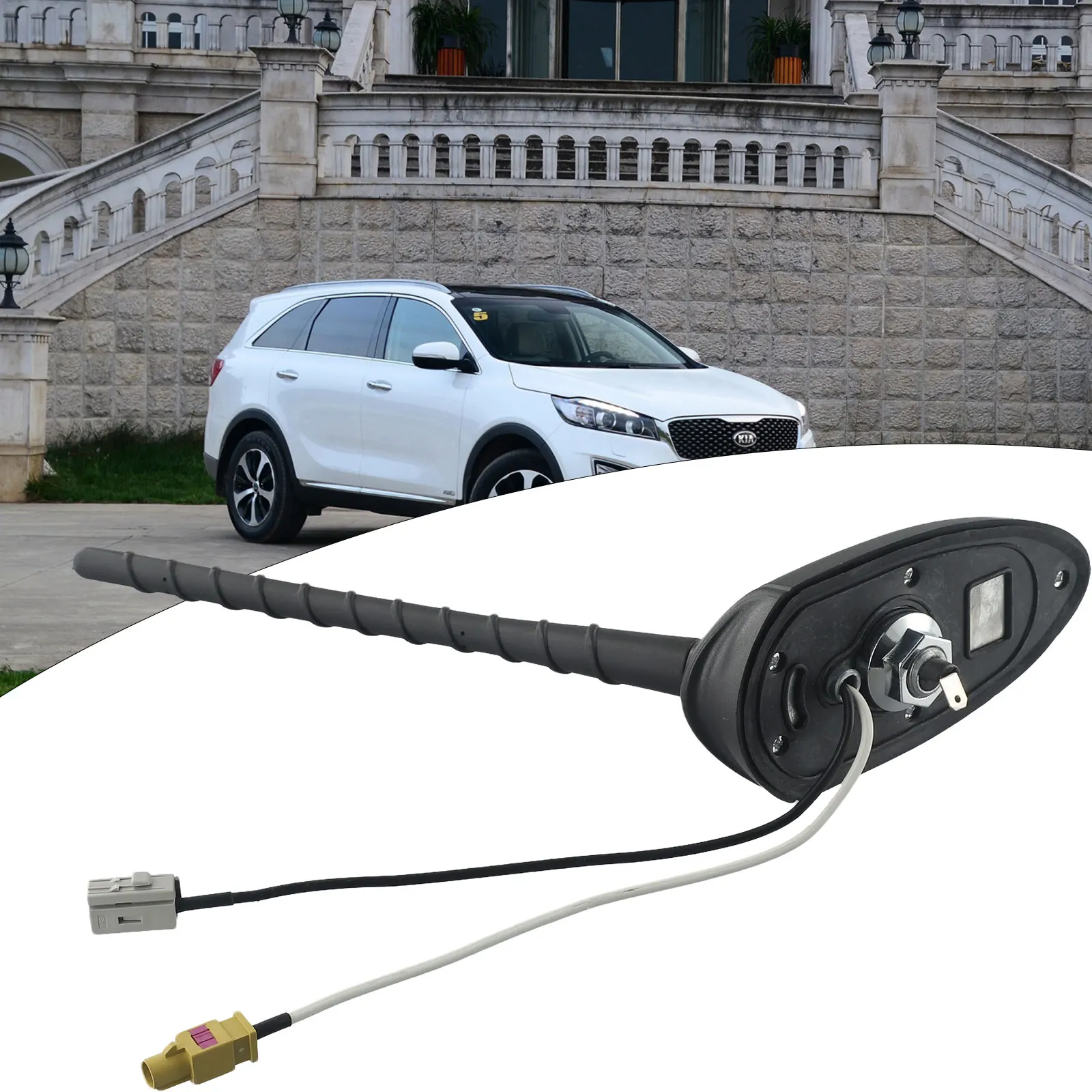 

Car Styling Roof AM FM Radio Antenna Receiving Signal Plastic Fits For Kia Sorento 2011-2015 96210-1U000 Car Accessories