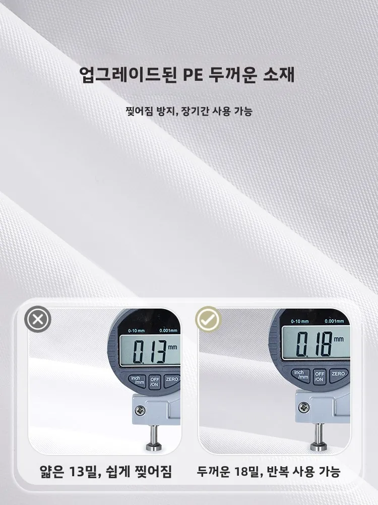 일회용 휴대용 긴 두꺼운 우비, 수상 활동, 하이킹, 사이클링, 야외 활동용 전신 방수 가디건