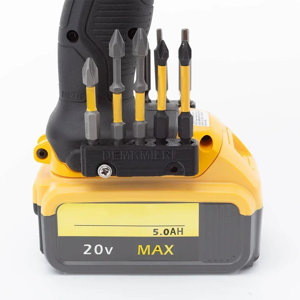 For DeWalt 20V 18V Series 12V Tools (with Screws) - Magnet Drill Set Bit Organizer(Drill bits and tools not included）