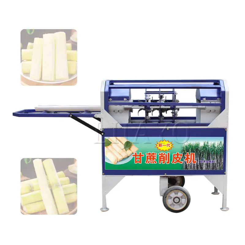 Commercial Sugar Cane Peeler Sugarcane Cleaning Peeling Sugarcane Peeler Knife Machine 3