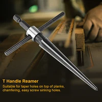 HandHeld Reamer Hex Reamer Bridge Pin Hole Handheld T Shape Tapered Hex Reamer Handle Drilling Tool Reamer T Handle Reamer 2