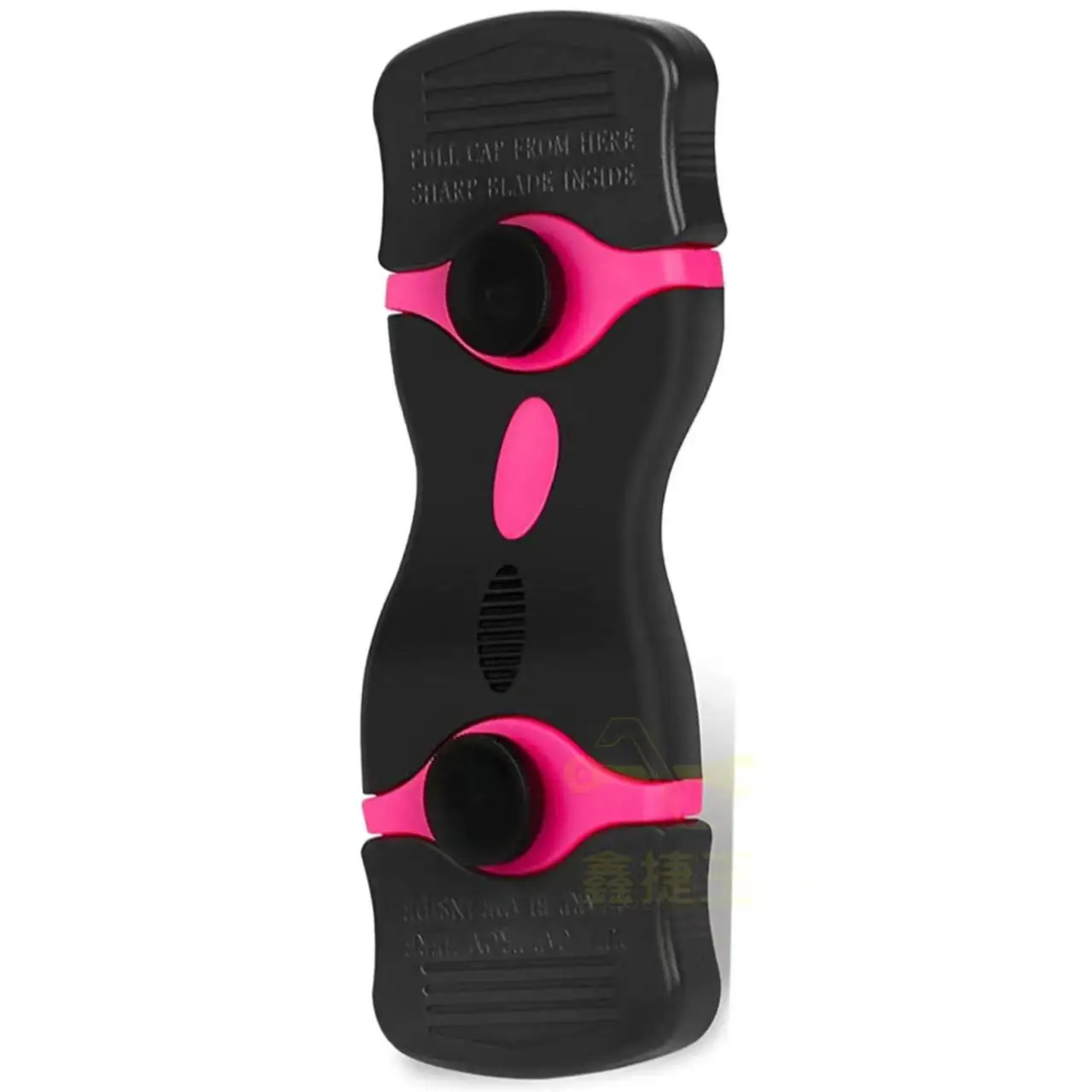 1個入り 車/家庭用 プラスチック/金属製 カミソリ刃型スクレーパー 窓ガラスクリーナー ビニールフィルム接着剤除去ツール