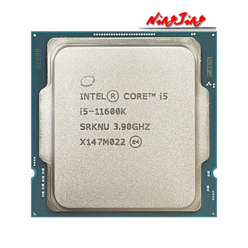 Intel Core i5-11600K i5 11600K 3.9 GHz Used Six-Core Twelve-Thread CPU Processor L3=12M 125W LGA 1200