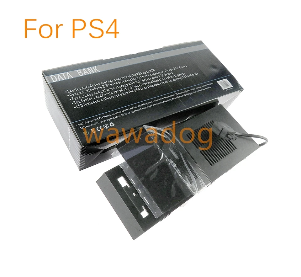 その他 DATA BANK 2pcs DATA BANK For SONY Playstation 4 PS4 External Hard Disk