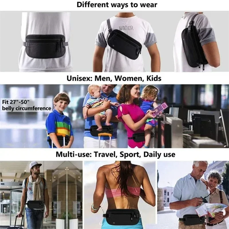 الملف الجانبي لتصميم حقيبة الخصر النحيفة