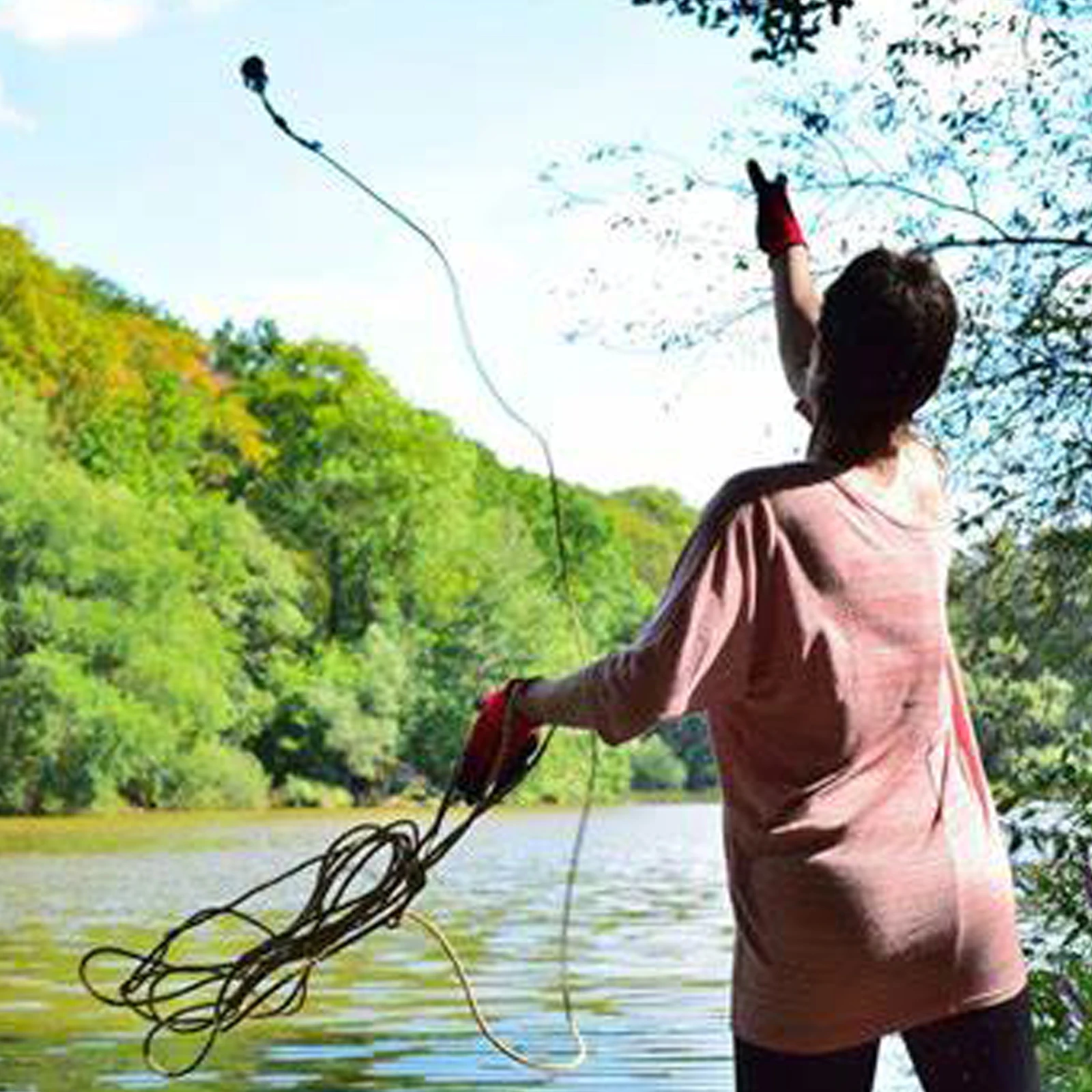 Strong Fishing Magnet Kit 150KG/220KG Heavy Duty 49feet Rope Gloves Locking Carabiner,Threadlocker 6