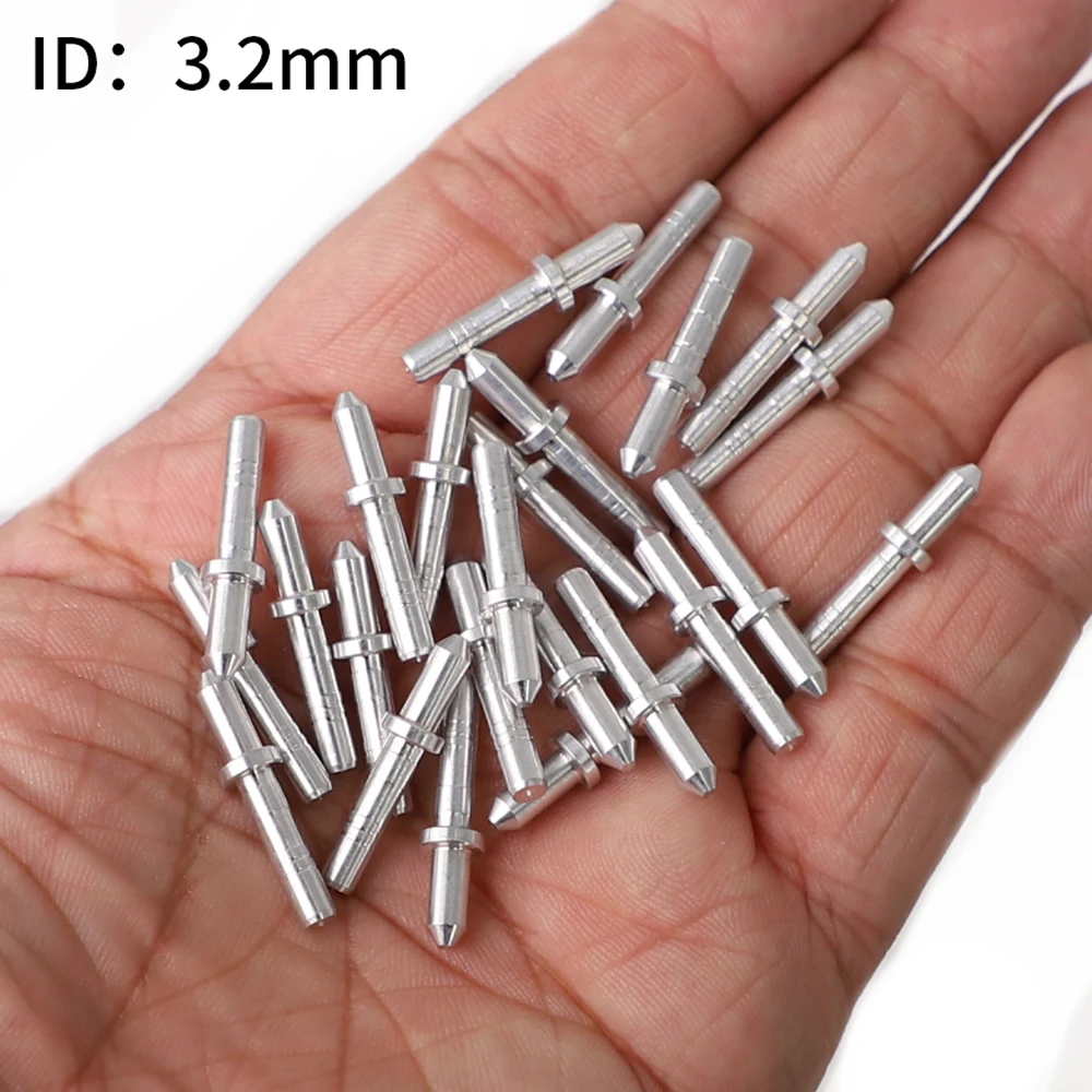 36pcs Archery Aluminum Nock Pin for ID 3.2 mm Arrow Shaft Nock